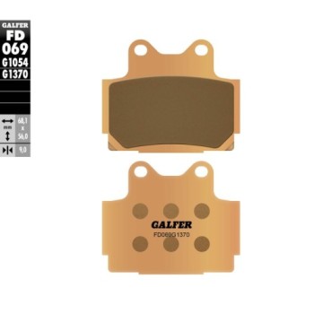 pastillas de freno moto galfer sinter street fd069