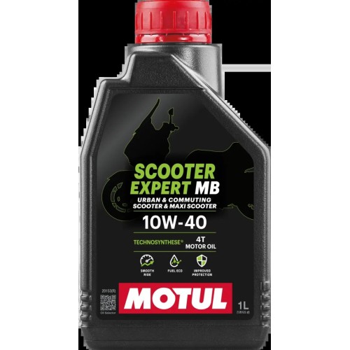 aceite motul scooter expert 4t 10w40 mb 1l 105935