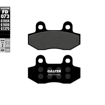 pastillas de freno moto galfer scooter fd073g1050