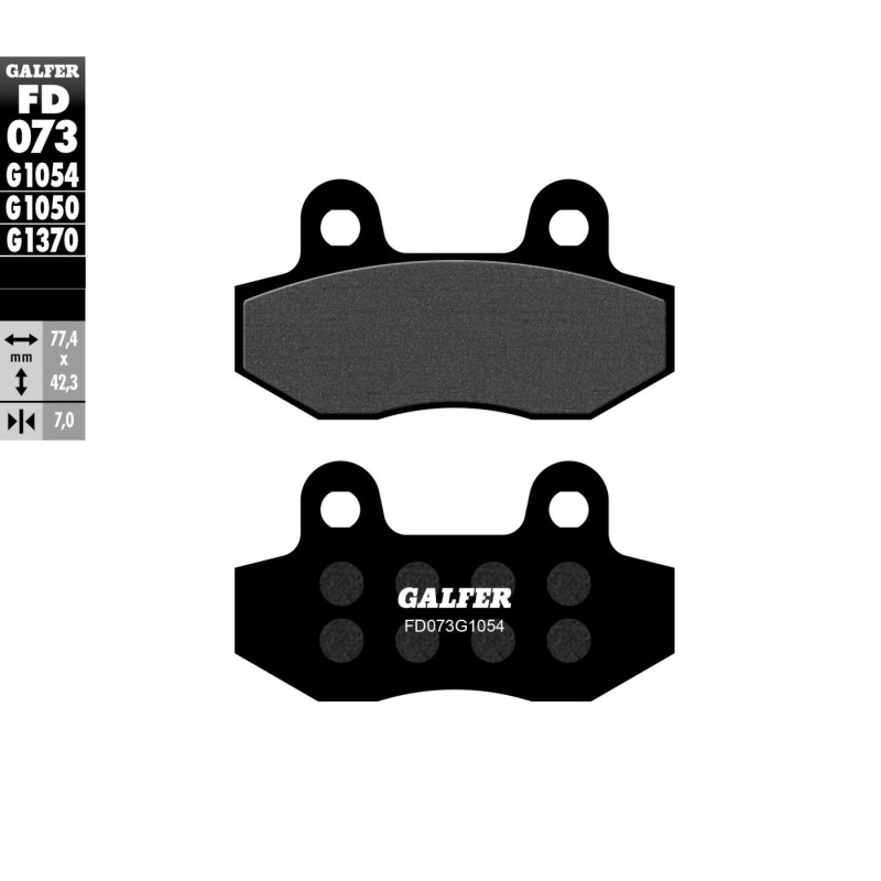 pastillas de freno moto galfer semi metal fd073g10