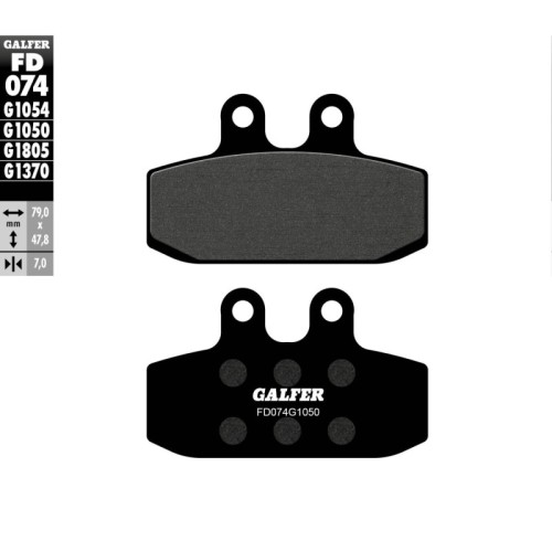 pastillas de freno moto galfer scooter fd074g1050