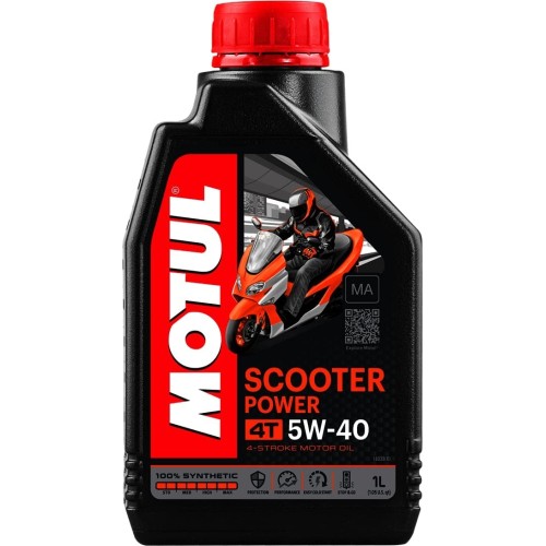 aceite motul scooter power 4t 5w40 ma 1l 105958