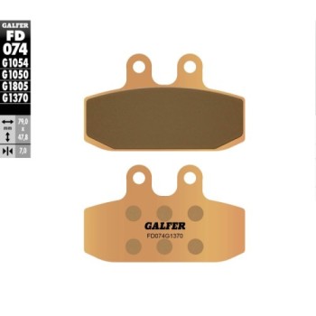 pastillas de freno moto galfer sinter street fd074