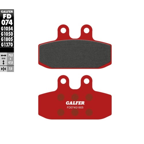 pastillas de freno moto galfer trial top fd074g180