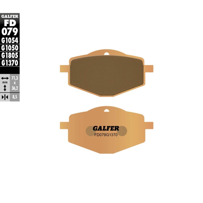 pastillas de freno moto galfer sinter street fd079