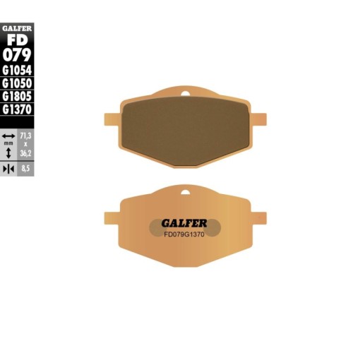 pastillas de freno moto galfer sinter street fd079