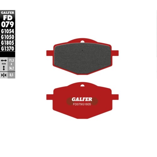 pastillas de freno moto galfer trial top fd079g180