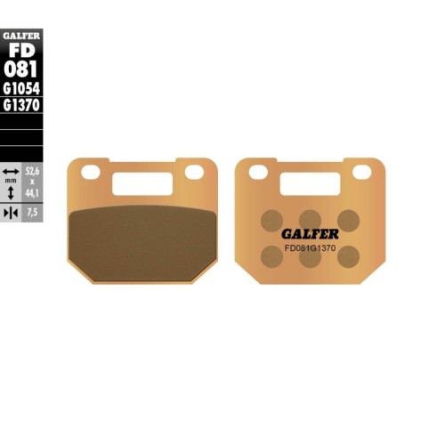 pastillas de freno moto galfer sinter street fd081