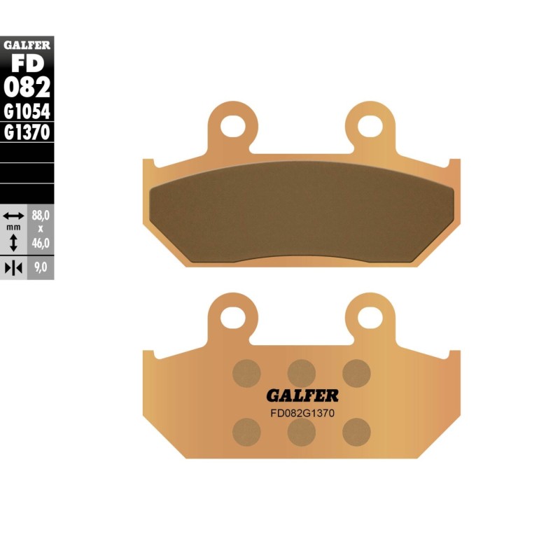 pastillas de freno moto galfer sinter street fd082