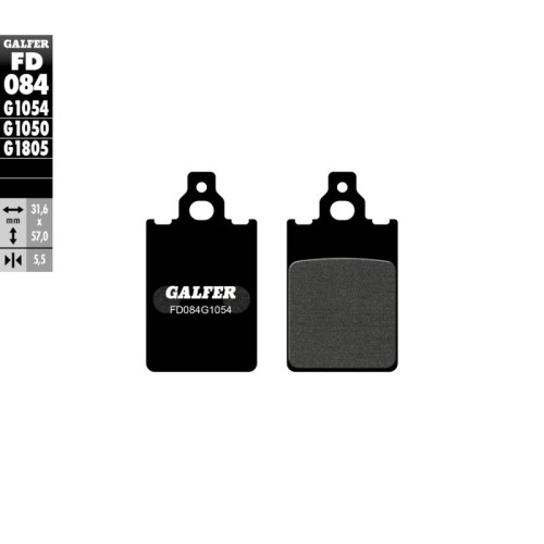 pastillas de freno moto galfer semi metal fd084g10