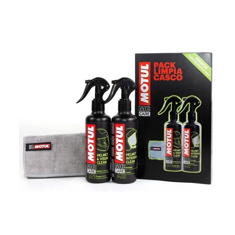 pack limpia cascos motul m1 y m2 109920