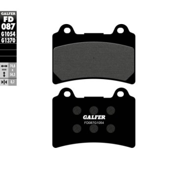 pastillas de freno moto galfer semi metal fd087g10