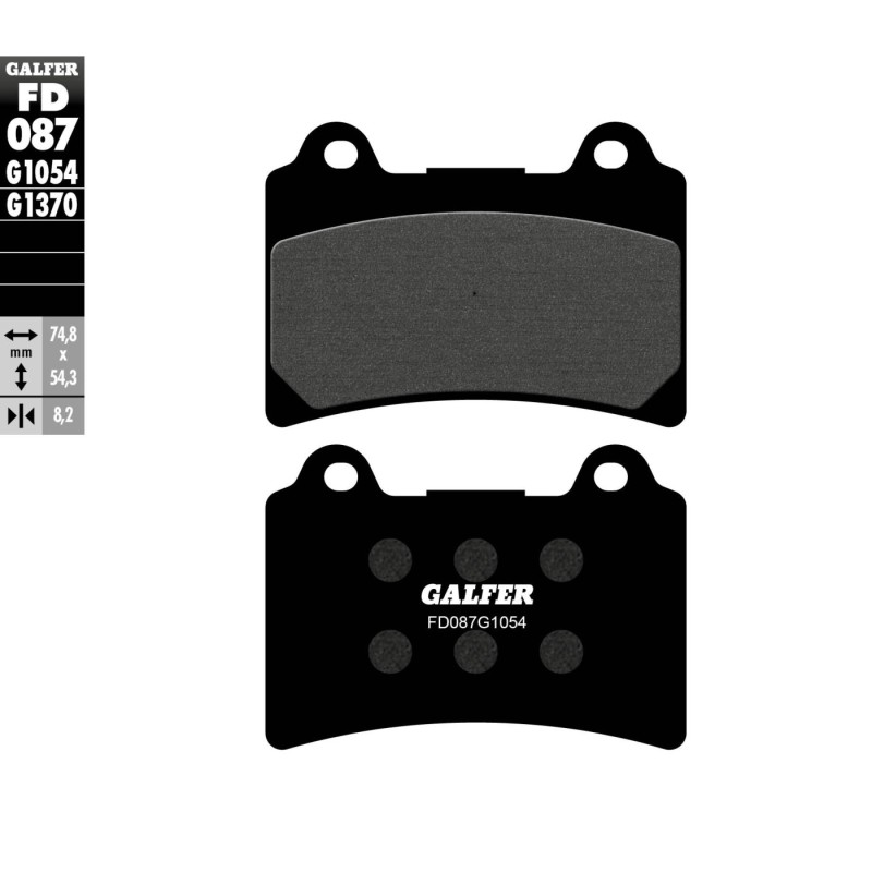 pastillas de freno moto galfer semi metal fd087g10