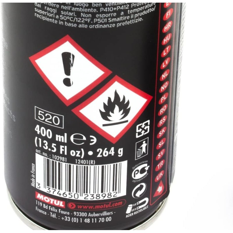 grasa de cadenas motul c2 chain lube road 0 400l 102981