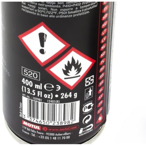 grasa de cadenas motul c2 chain lube road 0 400l 102981