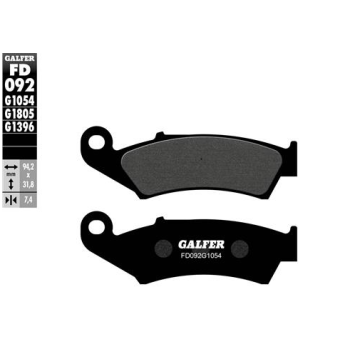 pastillas de freno moto galfer trial top fd092g180