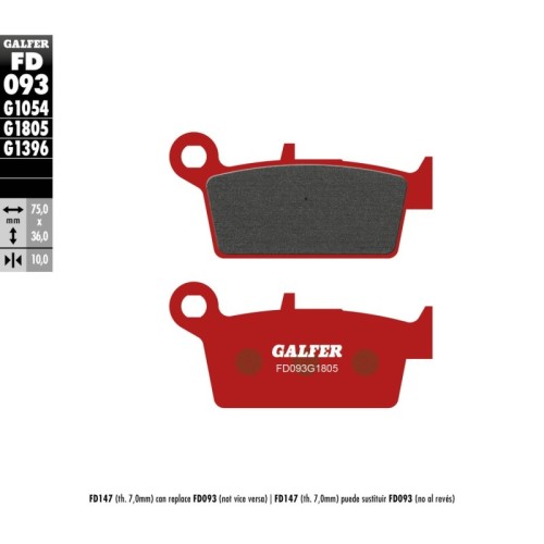pastillas de freno moto galfer trial top fd093g180