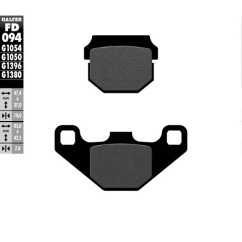 pastillas de freno moto galfer scooter fd094g1050