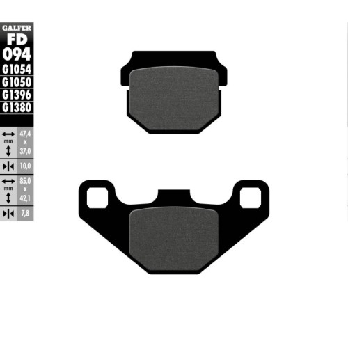 pastillas de freno moto galfer scooter fd094g1050