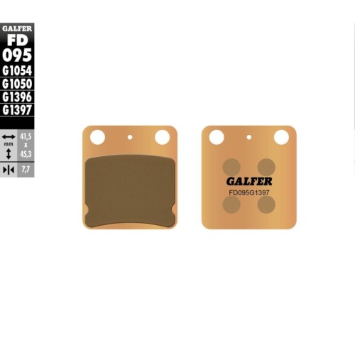 pastillas de freno moto galfer sinter quad fd095g1