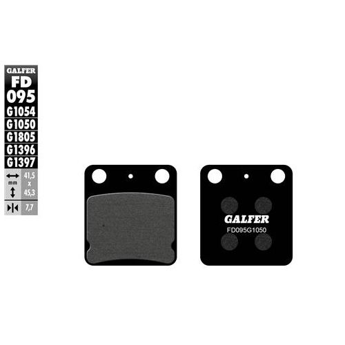 pastillas de freno moto galfer trial top fd095g180