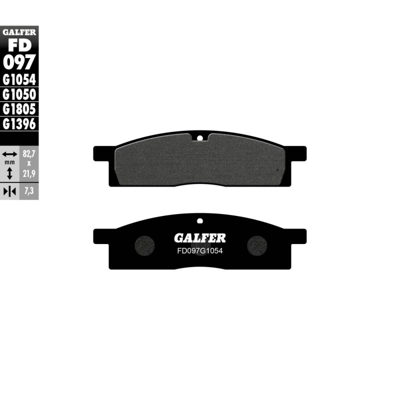 pastillas de freno moto galfer semi metal fd097g10
