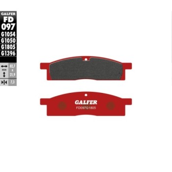 pastillas de freno moto galfer trial top fd097g180
