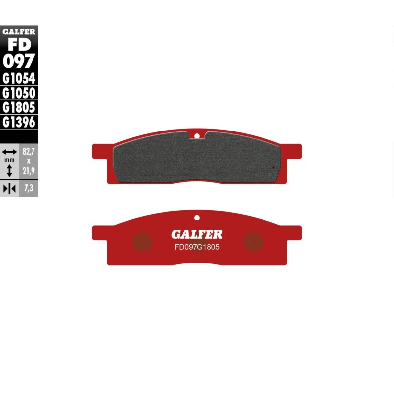 pastillas de freno moto galfer trial top fd097g180