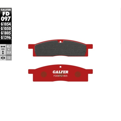 pastillas de freno moto galfer trial top fd097g180