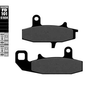 pastillas de freno moto galfer semi metal fd101g10