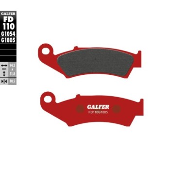 pastillas de freno moto galfer trial top fd110g180