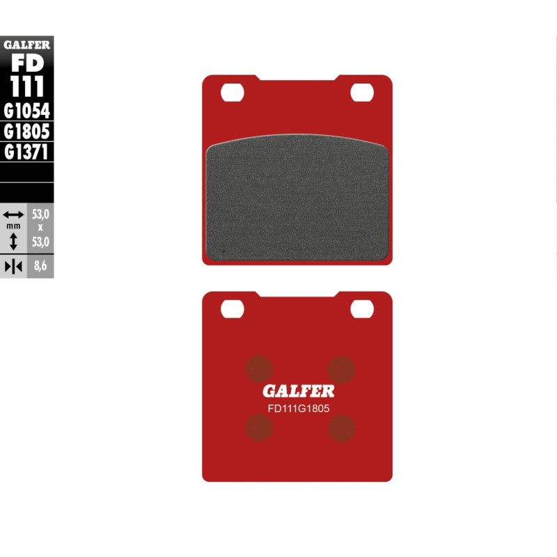pastillas de freno moto galfer trial top fd111g180