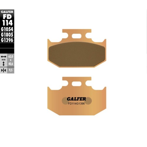 pastillas de freno moto galfer sinter offroad fd11