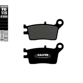 pastillas de freno moto galfer semi metal fd115g10