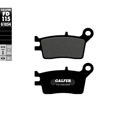 pastillas de freno moto galfer semi metal fd115g10