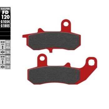 pastillas de freno moto galfer trial top fd120g180