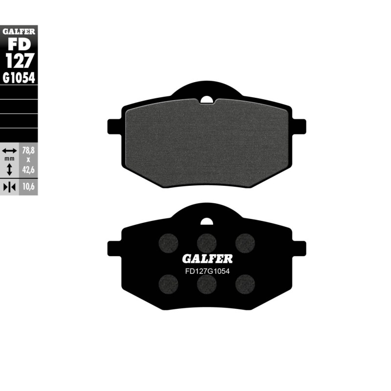 pastillas de freno moto galfer semi metal fd127g10