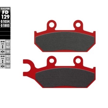 pastillas de freno moto galfer trial top fd129g180