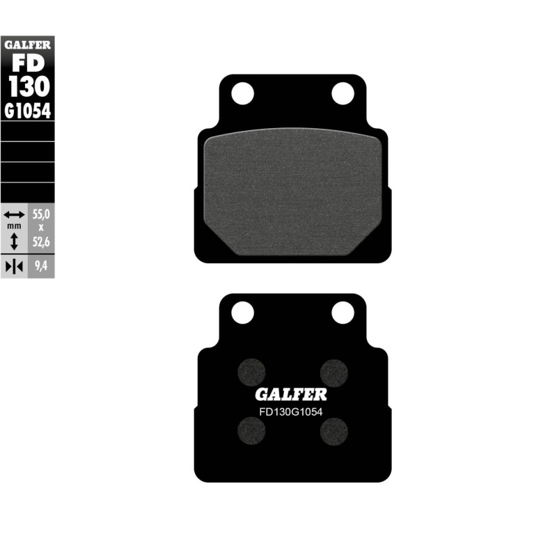 pastillas de freno moto galfer semi metal fd130g10