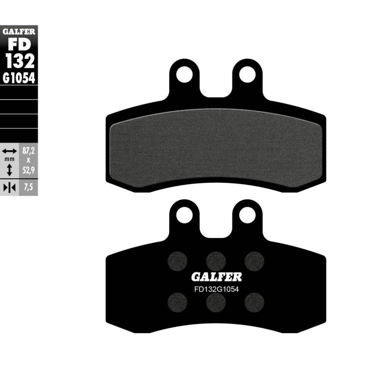 pastillas de freno moto galfer semi metal fd132g10
