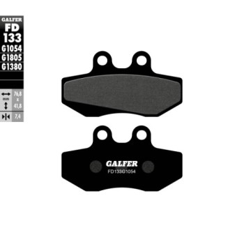 pastillas de freno moto galfer semi metal fd133g10