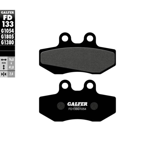 pastillas de freno moto galfer semi metal fd133g10