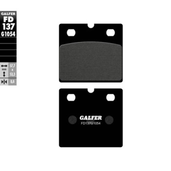 pastillas de freno moto galfer semi metal fd137g10