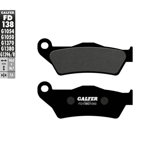 pastillas de freno moto galfer scooter fd138g1050