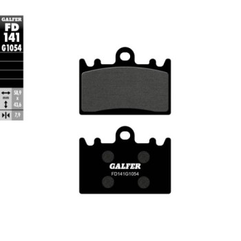 pastillas de freno moto galfer semi metal fd141g10