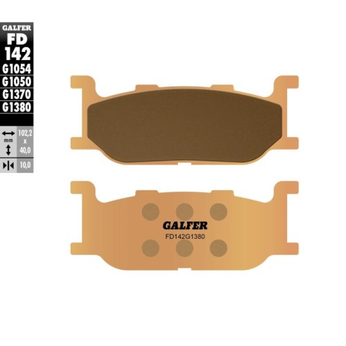 pastillas de freno moto galfer scooter fd142g1380