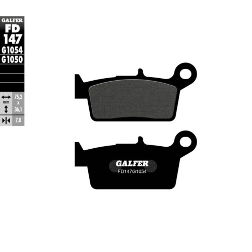 pastillas de freno moto galfer semi metal fd147g10