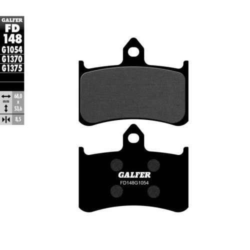 pastillas de freno moto galfer semi metal fd148g10