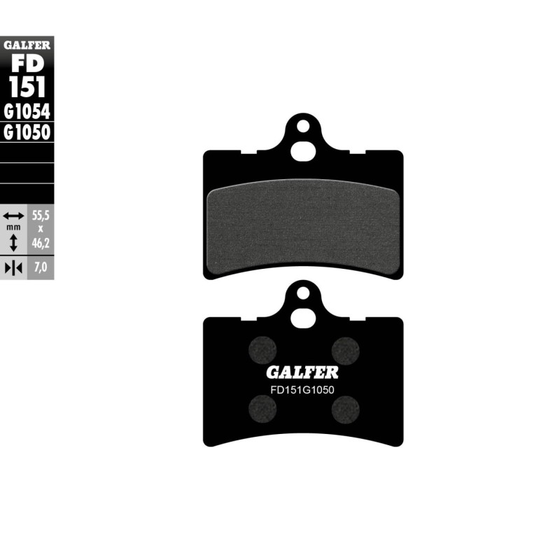 pastillas de freno moto galfer scooter fd151g1050