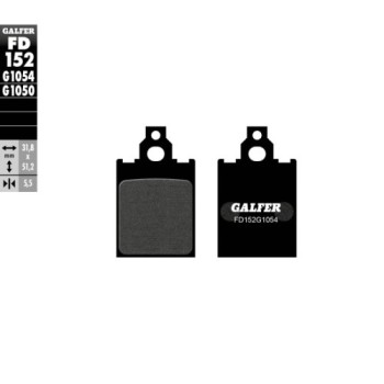 pastillas de freno moto galfer semi metal fd152g10